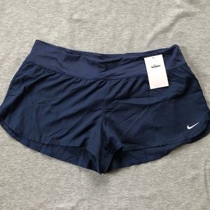 Nike Swim Women's XL Swim Shorts Boardshort Blue Solid Element NESS9389